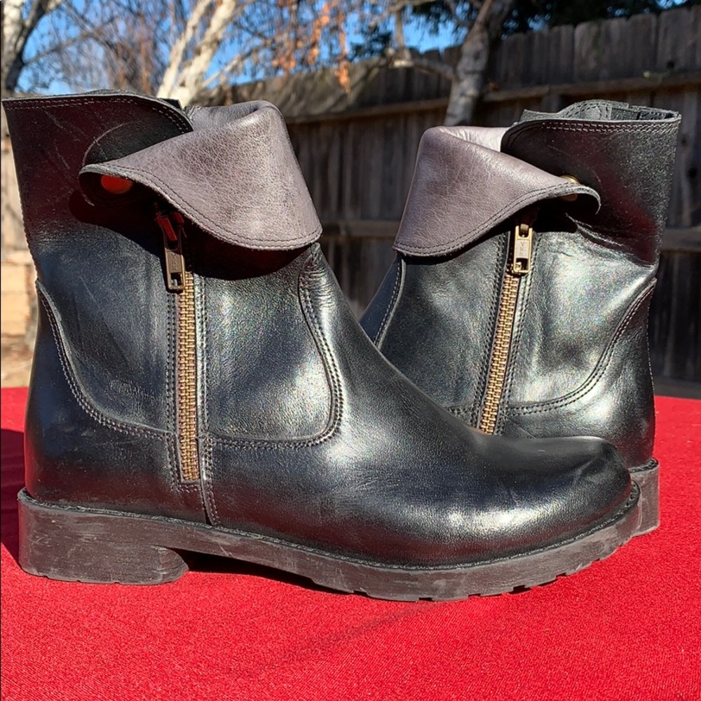 Jafa 2122 Contrast Ankle Boots Black Size 37 - Picture 8 of 10